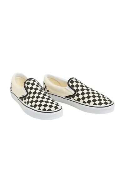 Shoes Vans Ua Classic Slip-On Blk Whtchckerbo