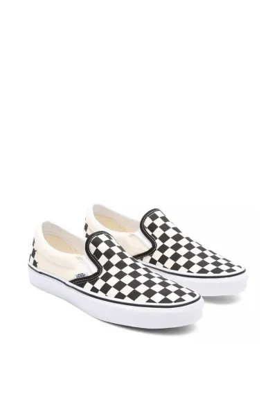 Shoes Vans Ua Classic Slip-On Blk Whtchckerbo