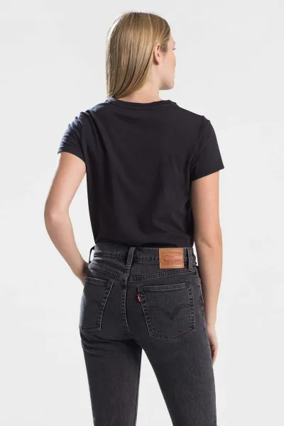 Čierne dámske basic tričko s nášivkou Levi's®