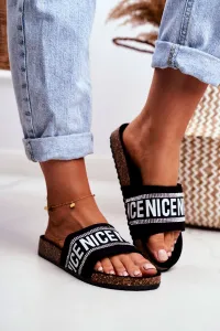 Dámske šľapky Kesi  Black Be Nice