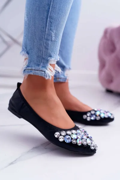 Dámske balerínky Kesi Crystal