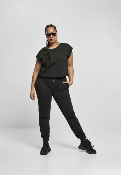 Women's Organic Short T-Shirt 2-Pack Black+White