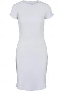 Women's T-shirt with ribbing white