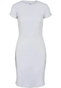Women's T-shirt with ribbing white