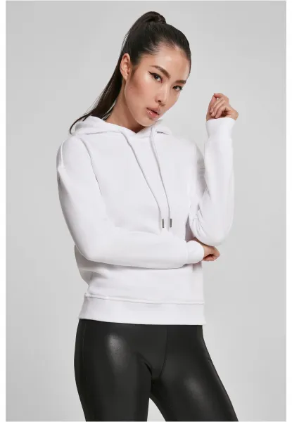 Women's organic hoodie white