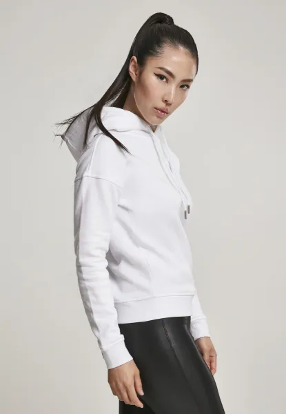 Women's organic hoodie white