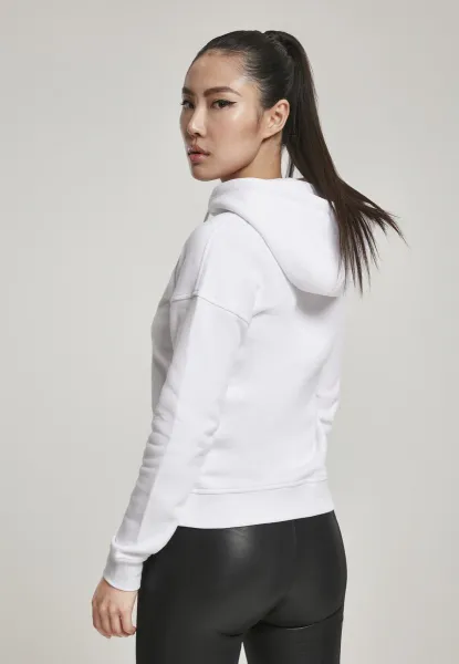 Women's organic hoodie white