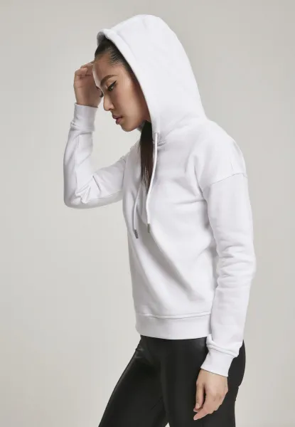 Women's organic hoodie white