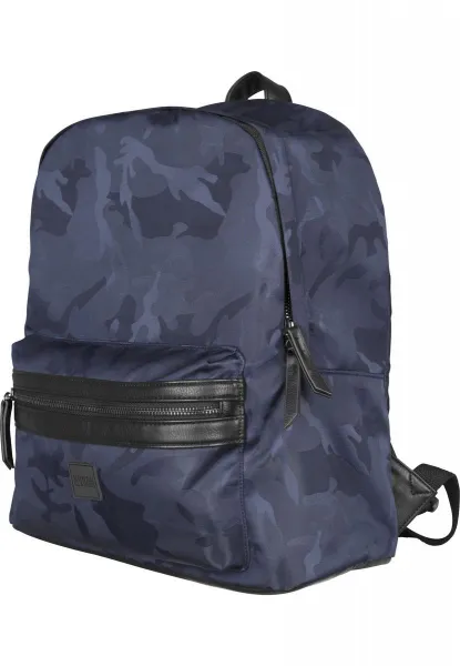 Camo Jacquard Navy Mask Backpack