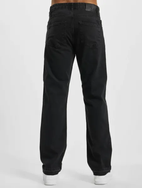DEF Straight Loose Fit Denim Black Washed