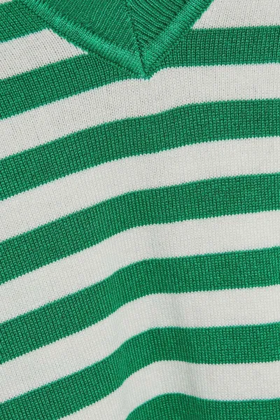 WOMEN'S SWEATER L-SW-4004 OFF WHITE_GREEN