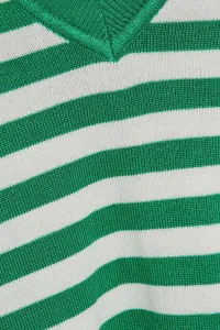 WOMEN'S SWEATER L-SW-4004 OFF WHITE_GREEN