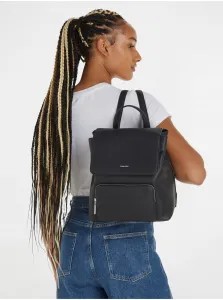 Čierny dámsky batoh Calvin Klein Must Campus Backpack