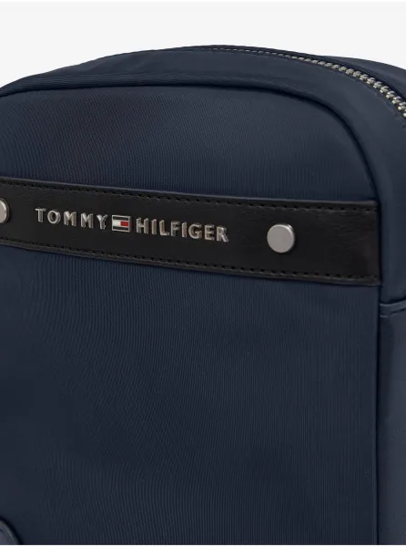 Tmavomodrá pánska taška cez rameno Tommy Hilfiger Central Mini Reporter