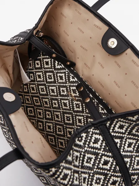 Čierna dámska kabelka Guess Vikky II Large Tote