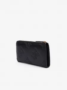 Čierna dámska peňaženka Tommy Hilfiger TH Refined Large Za Mono