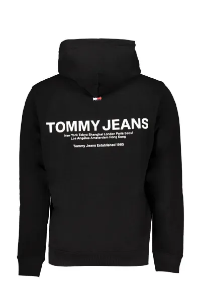 Tommy Jeans Hooded Collar Black Men's Sweatshirt DM0DM17781BDS