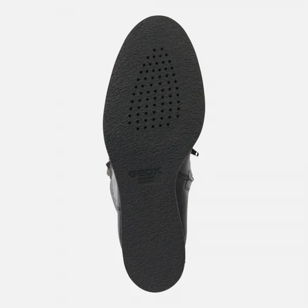 Black women's boots Geox Wedge - Women's