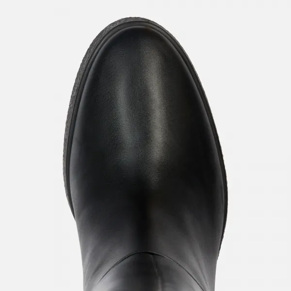 Black women's boots Geox Wedge - Women's