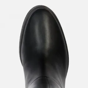 Black women's boots Geox Wedge - Women's