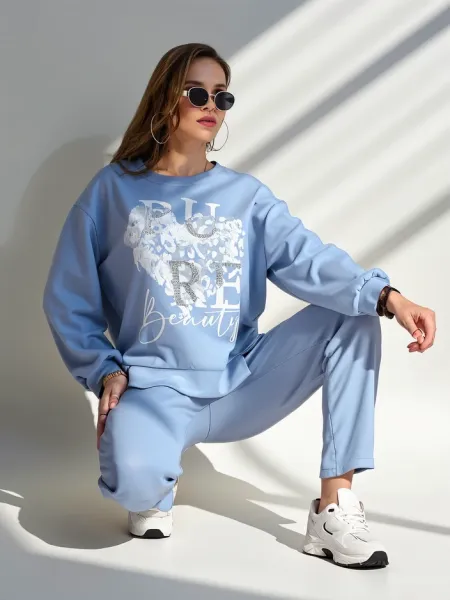 Resti Women's viscose set with print