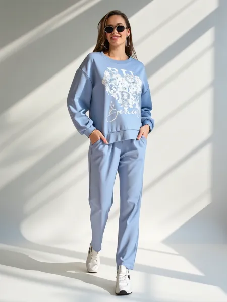 Resti Women's viscose set with print