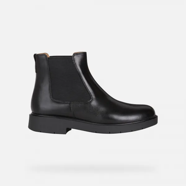 Black women's ankle boots Geox Spherica EC1 - Women's