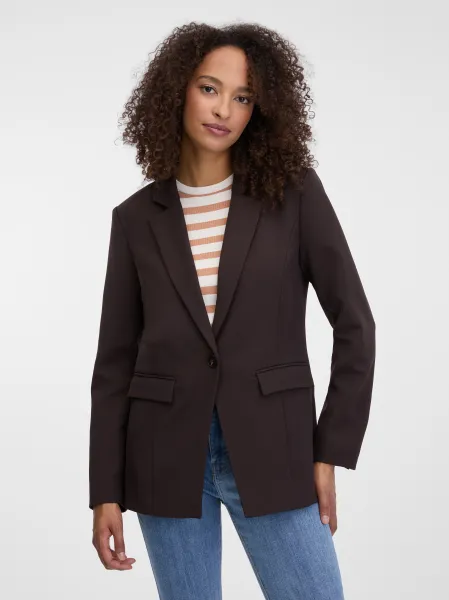 Dark brown women's blazer ORSAY - Women's
