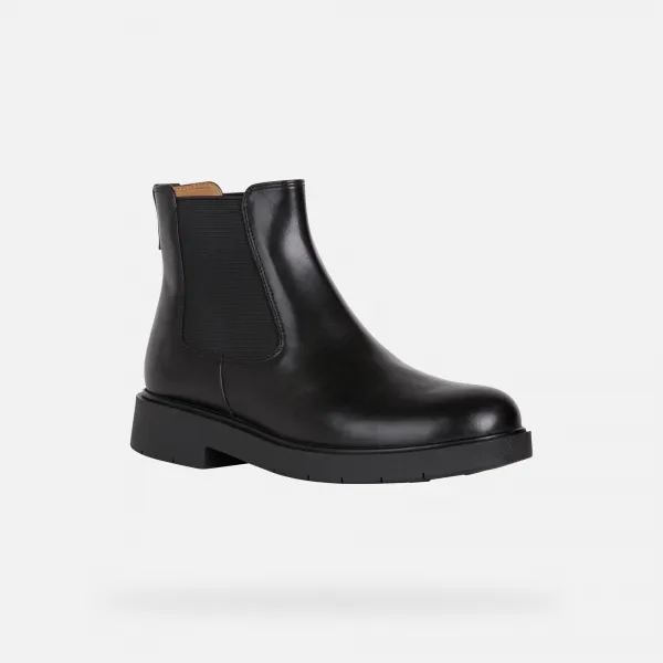 Black women's ankle boots Geox Spherica EC1 - Women's