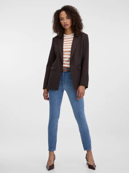 Dark brown women's blazer ORSAY - Women's