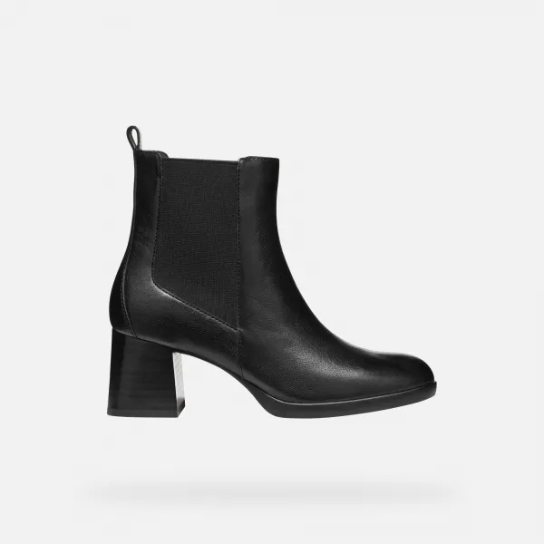 Black women's ankle boots Geox Walk Pleasure 55 - Women's