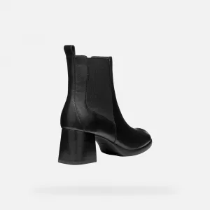 Black women's ankle boots Geox Walk Pleasure 55 - Women's