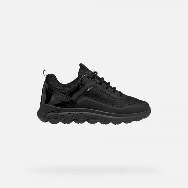Black women's sneakers Geox Spherica 4X4 ABX - Women's