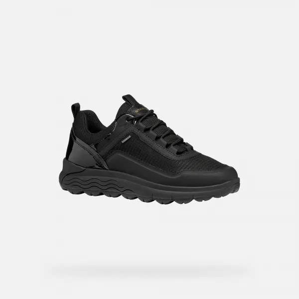 Black women's sneakers Geox Spherica 4X4 ABX - Women's