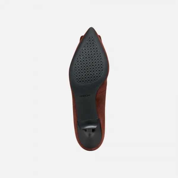 Burgundy women's pumps Geox Kleopy - Women's