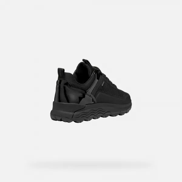 Black women's sneakers Geox Spherica 4X4 ABX - Women's