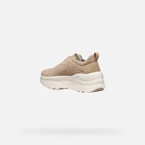 Beige women's sneakers Geox Xtors - Women's
