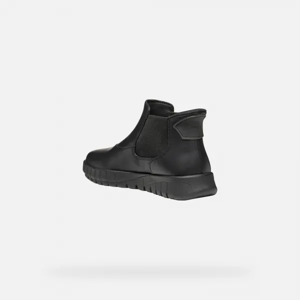 Black women's ankle boots Geox Flextride Plus - Women's