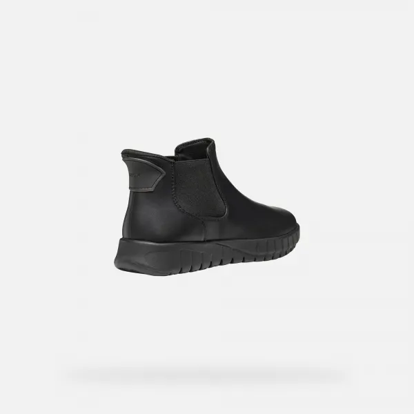 Black women's ankle boots Geox Flextride Plus - Women's