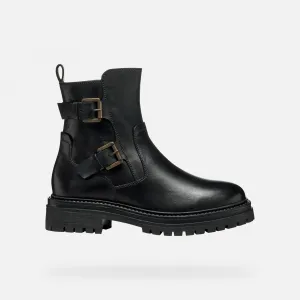 Black women's ankle boots Geox Iridea - Women's
