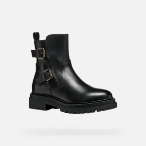 Black women's ankle boots Geox Iridea - Women's