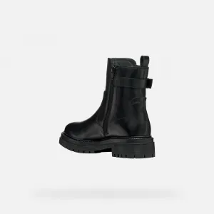Black women's ankle boots Geox Iridea - Women's