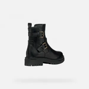 Black women's ankle boots Geox Iridea - Women's