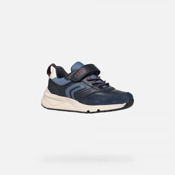Dark blue boys' sneakers Geox Rooner Boy - Boys