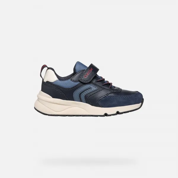 Dark blue boys' sneakers Geox Rooner Boy - Boys