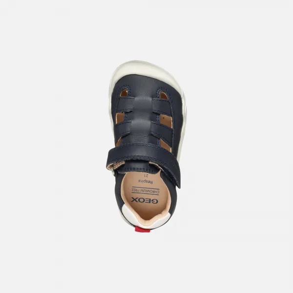 Dark blue boys' sneakers Geox Steppieup - Boys
