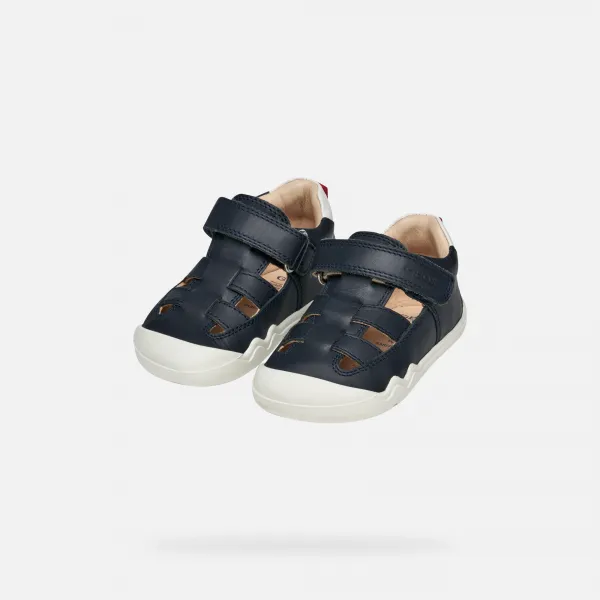 Dark blue boys' sneakers Geox Steppieup - Boys