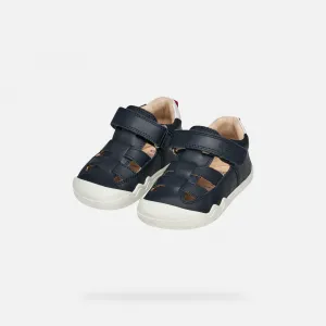 Dark blue boys' sneakers Geox Steppieup - Boys