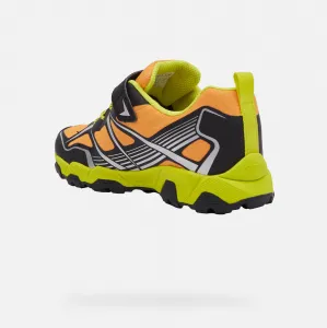 Yellow boys' sneakers Geox Magnetar B ABX - Boys
