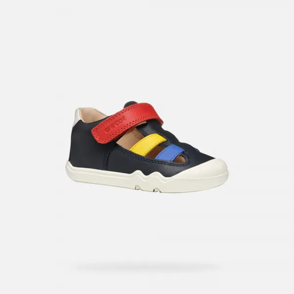 Dark Blue Boys' Barefoot Sneakers Geox Steppieup - Boys